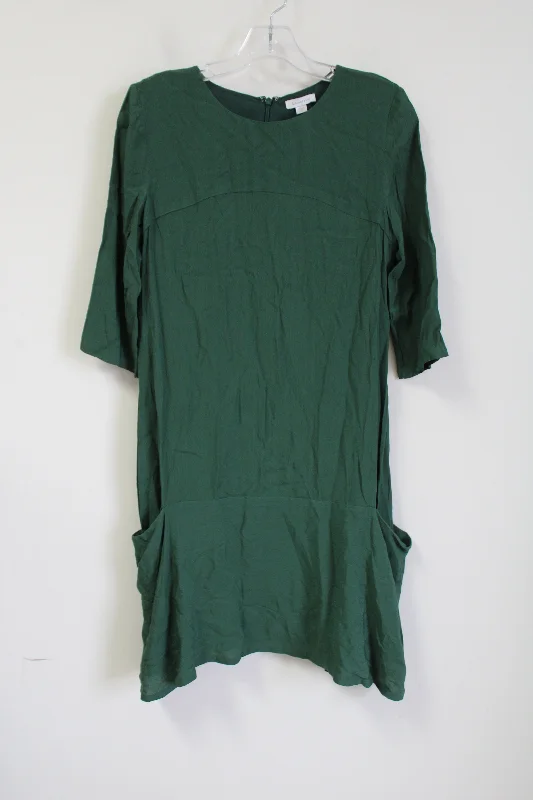 Garnet Hill Evergreen Pocket Tunic Dress | 04 Tunics Stylish modern