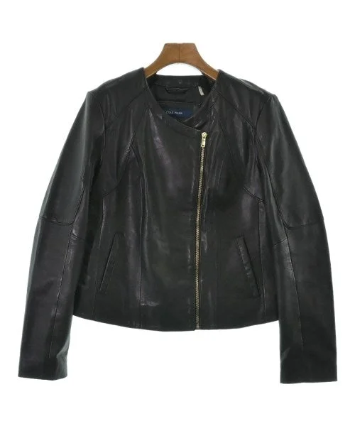 COLE HAAN Motercycle Jackets Snapped Jacket Toggled Jacket Drawstring Jacket