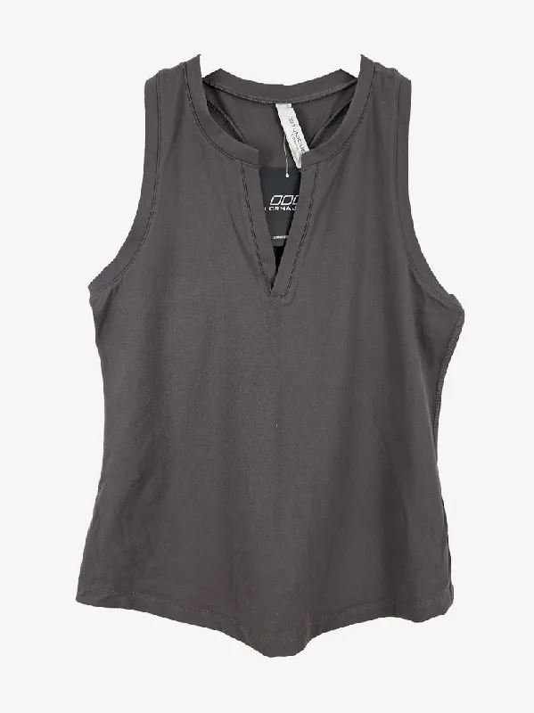 Lorna Jane Graphite Notch Active Tank Top Size L lace tank top