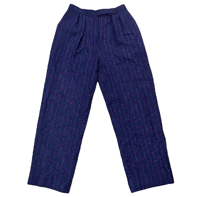 Vintage 90's Christian Dior Pleated Wool Pants (26 x 27) Soft Stretch Pants