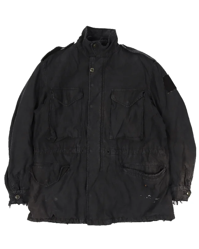 Vintage Military Combat Jacket Trench Coat Raincoat Waterproof Jacket