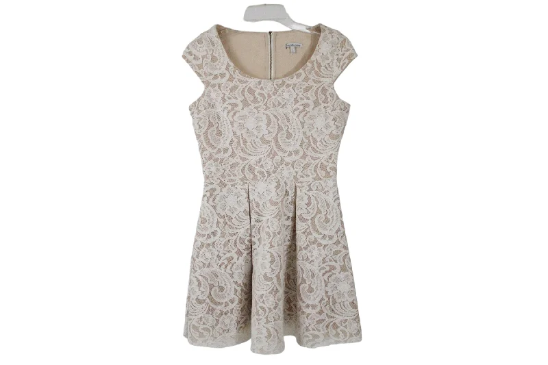 Charlotte Russe Nude Lace Dress | S Tunics Yoga stretchy
