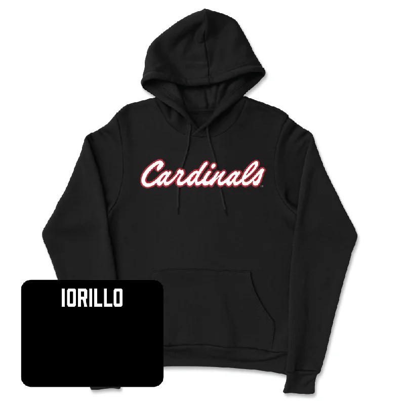 Women's Rowing Black Script Hoodie - Tori Iorillo Hoodie with Contrast Stitching Detailed Premium