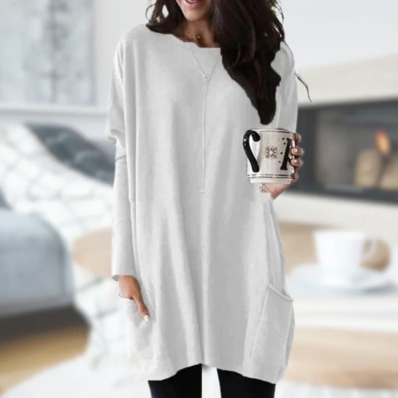 Allison® | A cozy and elegant long sweater Slim Fit Regular Fit Oversized