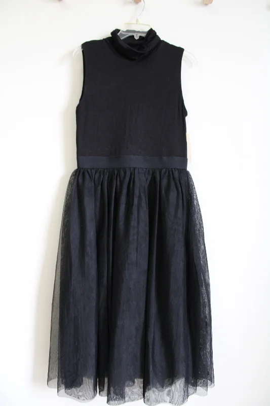 NEW Hope & Harlow Black Tulle Dress | 10 Tunics Leisure comfortable