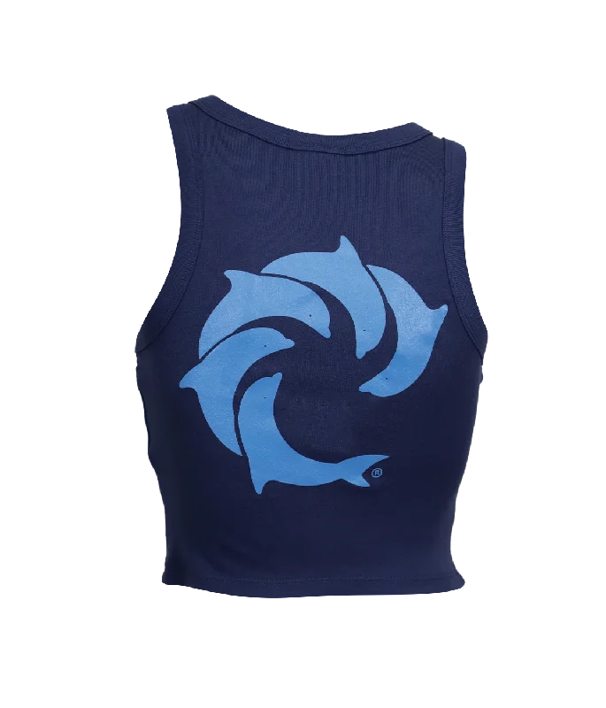Solid Ladies Crop Tank Top sage tank top