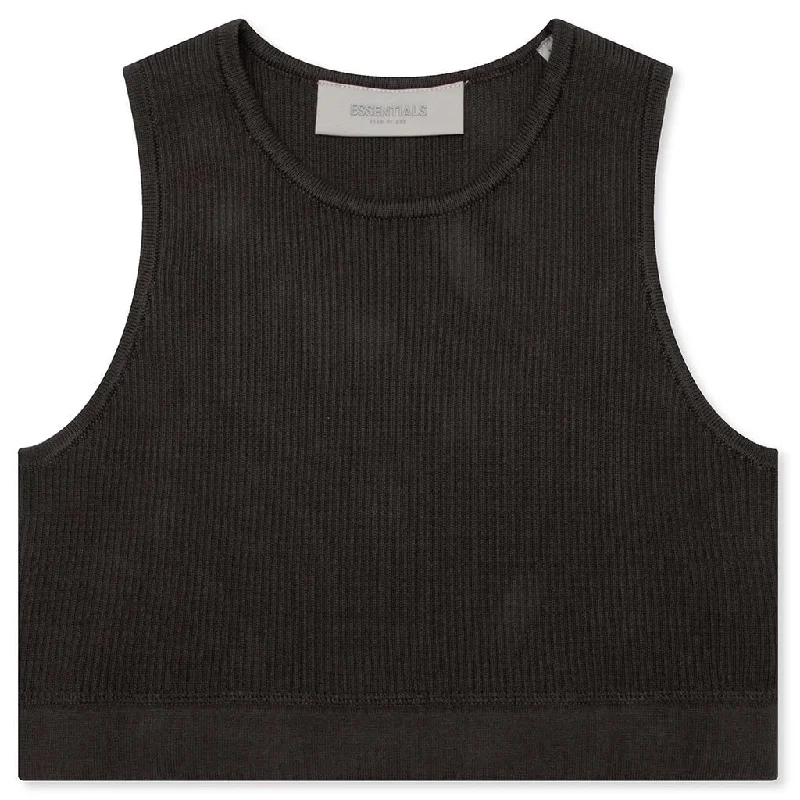 Women's Sport Tank - Off Black mint tank top