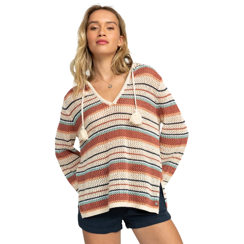 Women's After Beach Break Poncho Hoodie Hoodie with Full-Zip Functional Layering