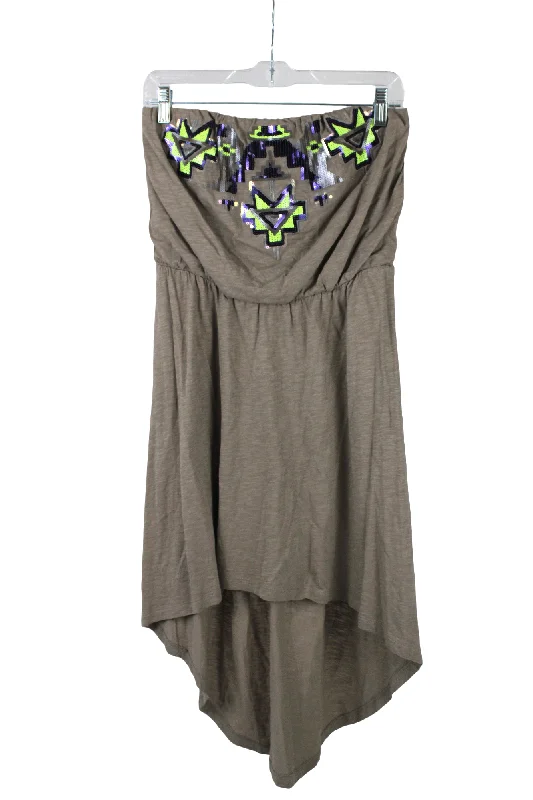 Express Sleeveless Tan Dress | M Tunics Versatile all-occasion