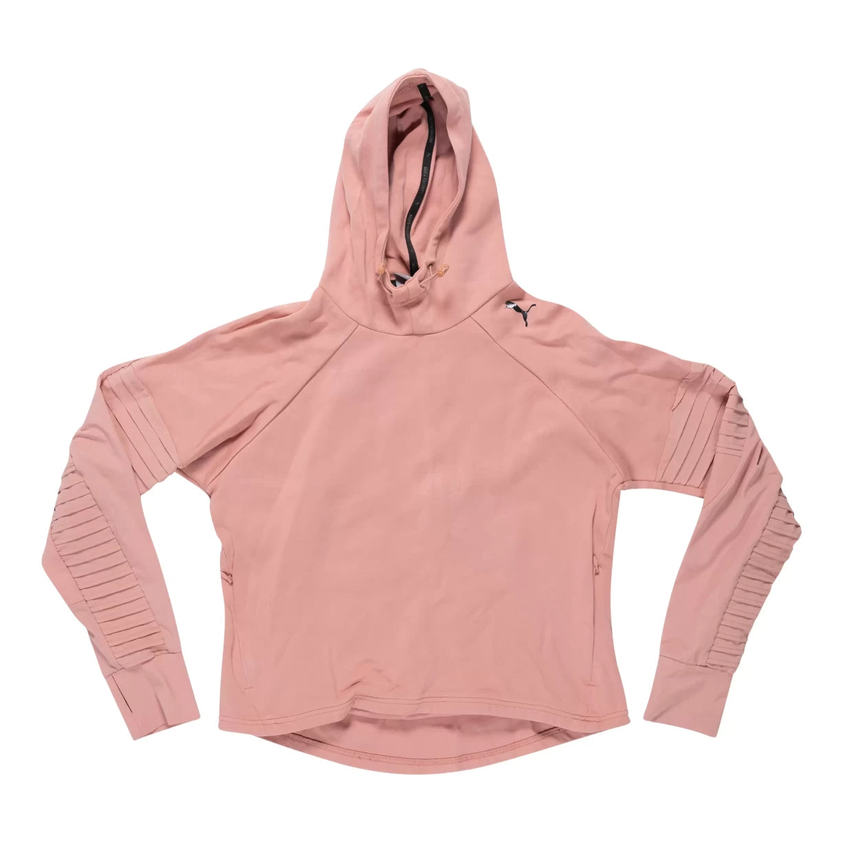 Puma Evostripe Hoodie - Women's Hoodie with Exposed Zipper Edgy Industrial