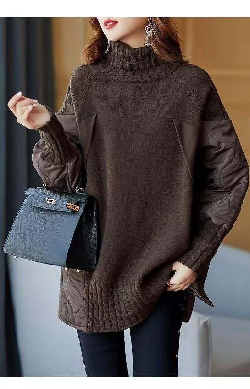 Neri® | Elegant Quilted Sweater Chenille Brocade Lace