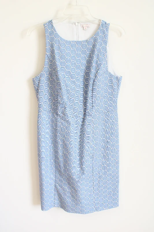 Gap Blue Hexagon Patterned Dress | 10 Tunics Sale discount