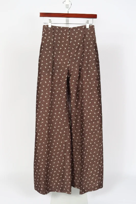 Barros Pant - Bark Trendy Wide-Legged Trousers