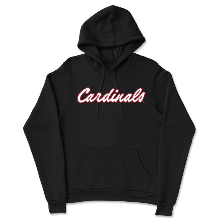 Women's Rowing Black Script Hoodie - Gabi Zanoni Hoodie with Earth Tones Natural Calm