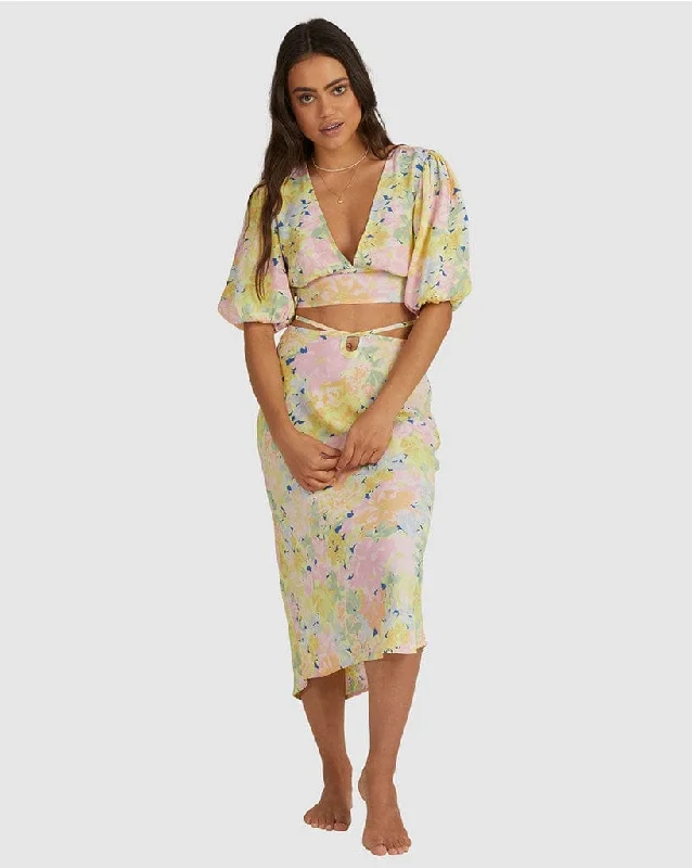 Cosmic Midi Skirt corduroy skirt cozy