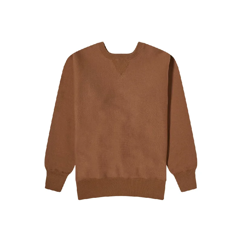 Crewneck Sweatshirt (Pallet Brown) Hoodie with Monochrome Minimalist Simple