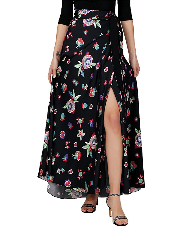 Diane von Furstenberg Krisa Reversible Maxi Skirt lace skirt feminine