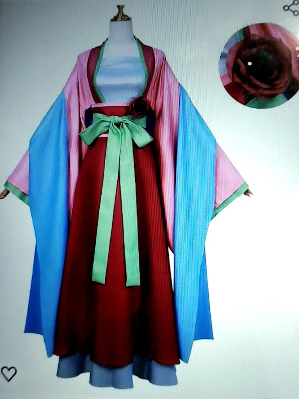 Xcover Costume Maomao Pink Skirt Set Color PASTEL TONES Size 3XLarge L Usa velvet skirt plush