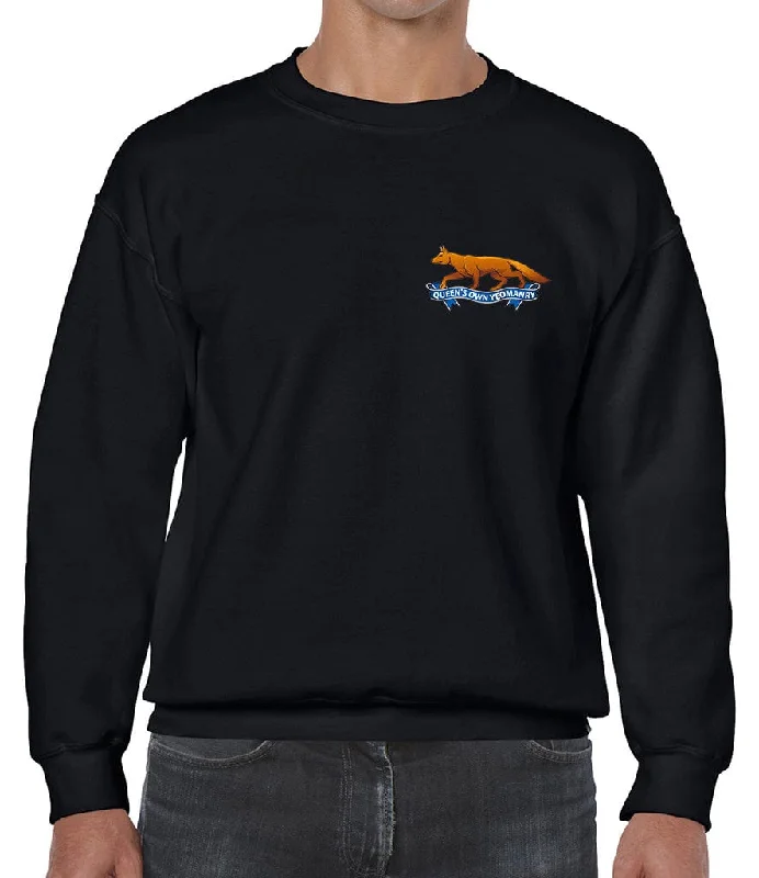 Queen's Own Yeomanry Sweatshirt Hoodie with Drawstring Waist Adjustable Fitted