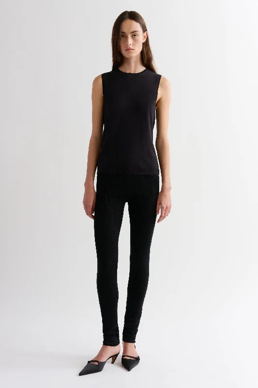 SUPERFINE CASHMERE TANK vibrant tank top