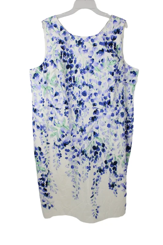 NEW RSVP By Talbots Blue White Dress | 18W Halter Neckline Beach