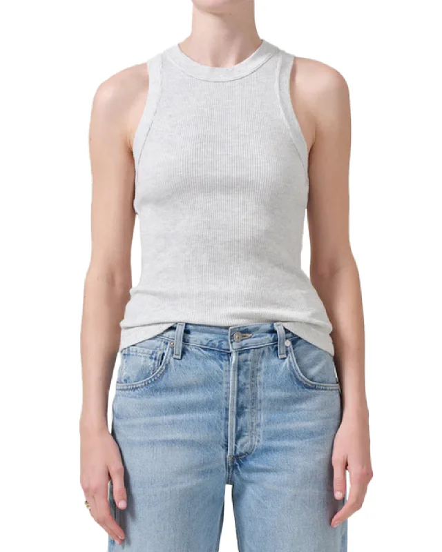 Heather Grey Isabel Tank flexible tank top