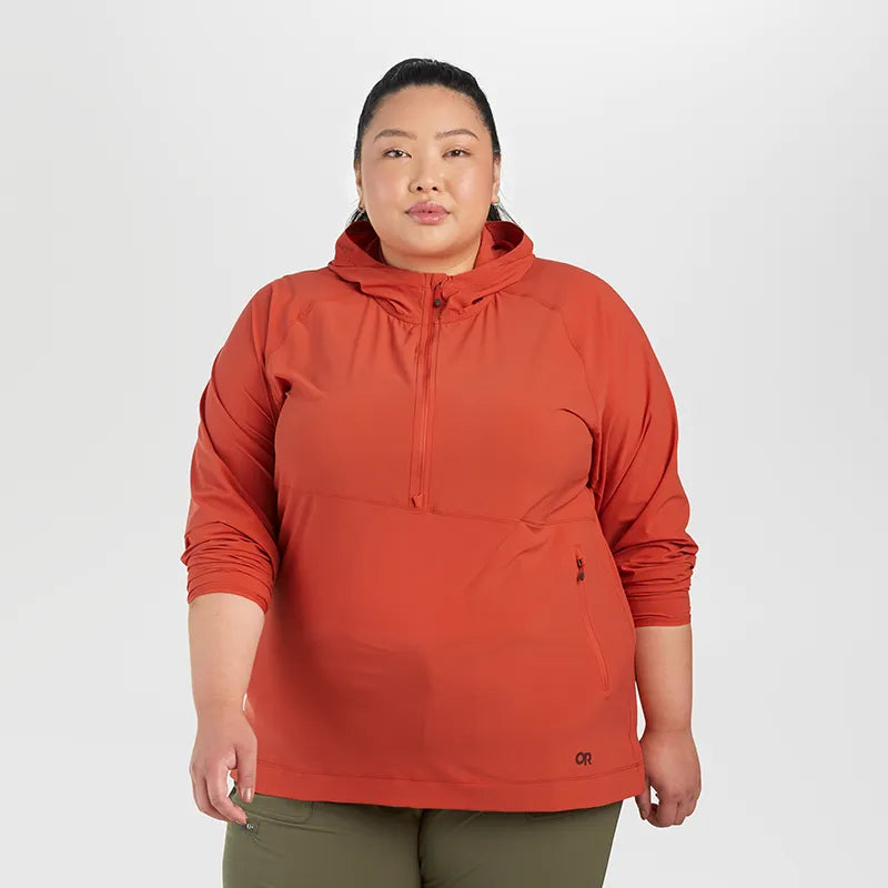 Astroman Sun Plus Size Hoodie (Women's) Hoodie with Hem Embroidery Detailed Premium