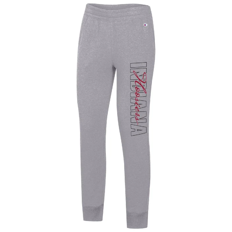 Indiana Hoosiers Women's Champion Triumph Fleece Pants Relaxed Casual Leggings