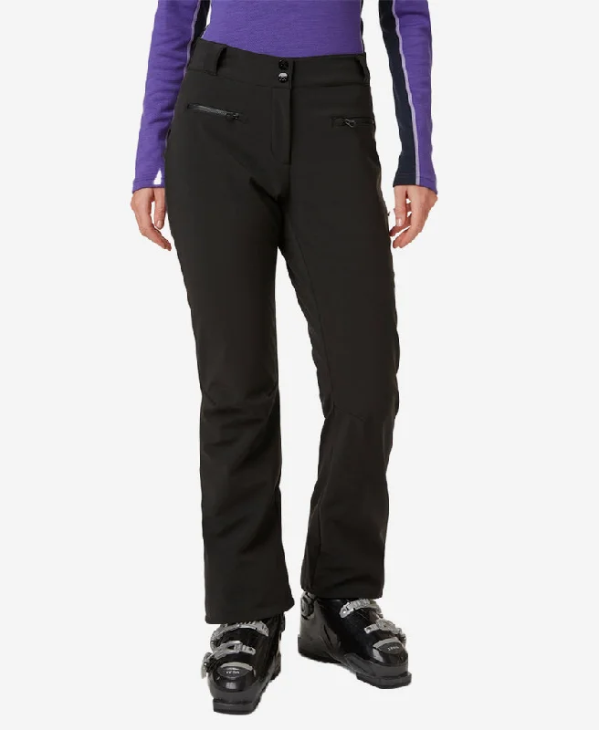 W BELLISSIMO 2 PANT, Black High-Waist Jogger Pants