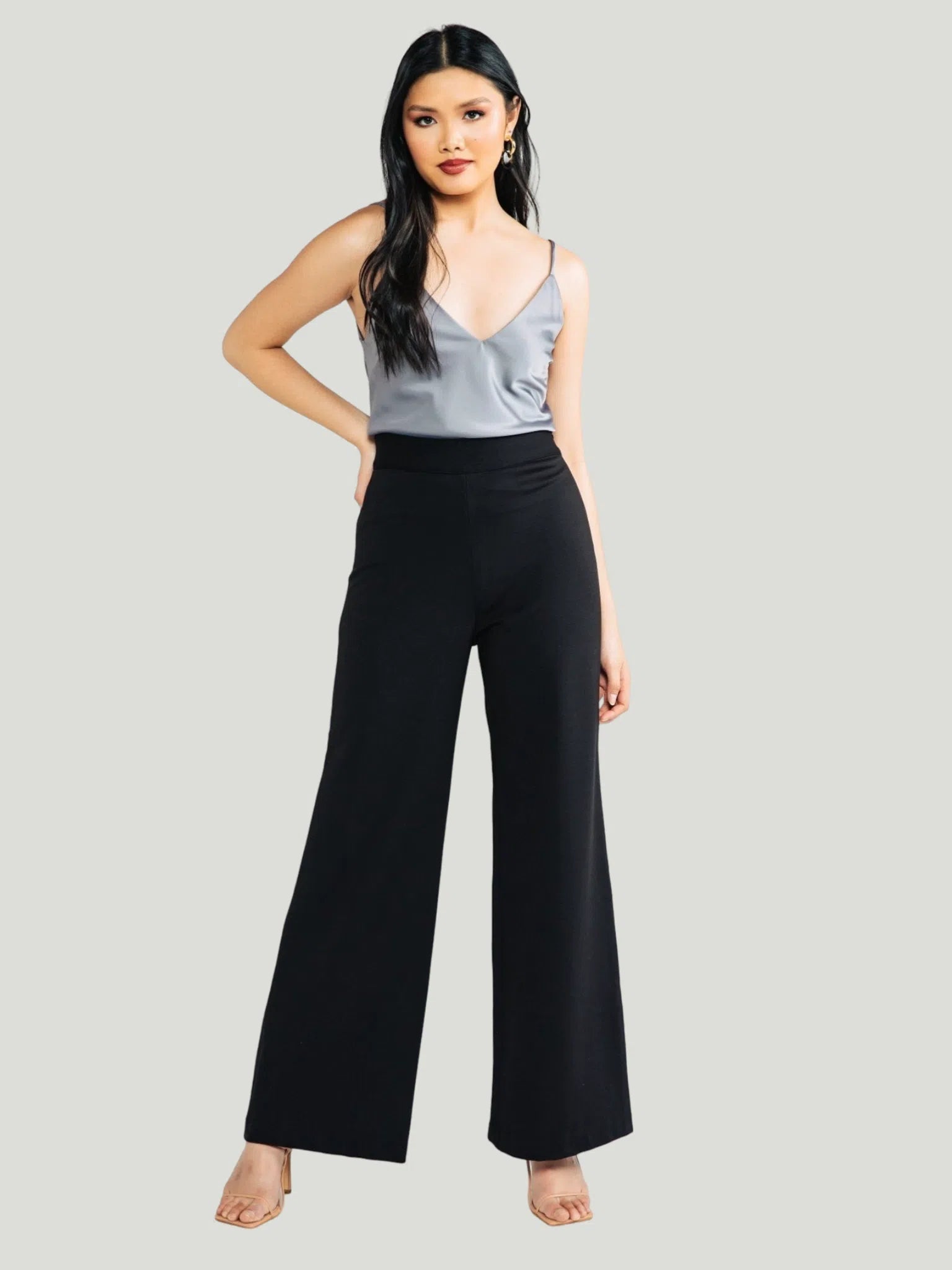 Chloe Kristyn Bridgette Wide Leg Plus Size Pants Fashionable Work Pants