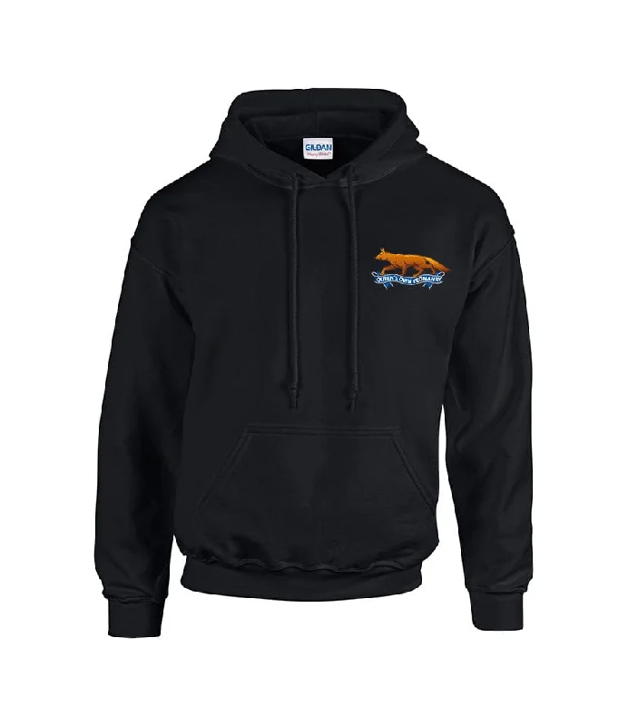 Queen's Own Yeomanry Hoodie Hoodie with Front Slit Layering Stylish