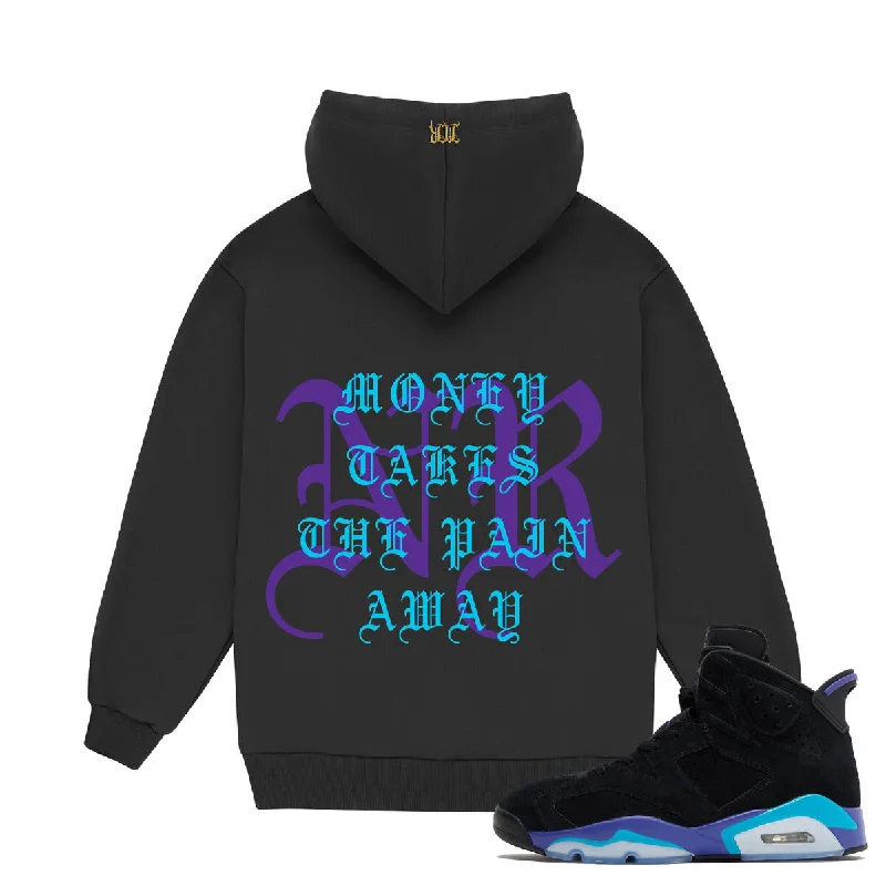 November reine (black “pain free heavyweight hoodie) Hoodie with Longline Fit Extended Stylish