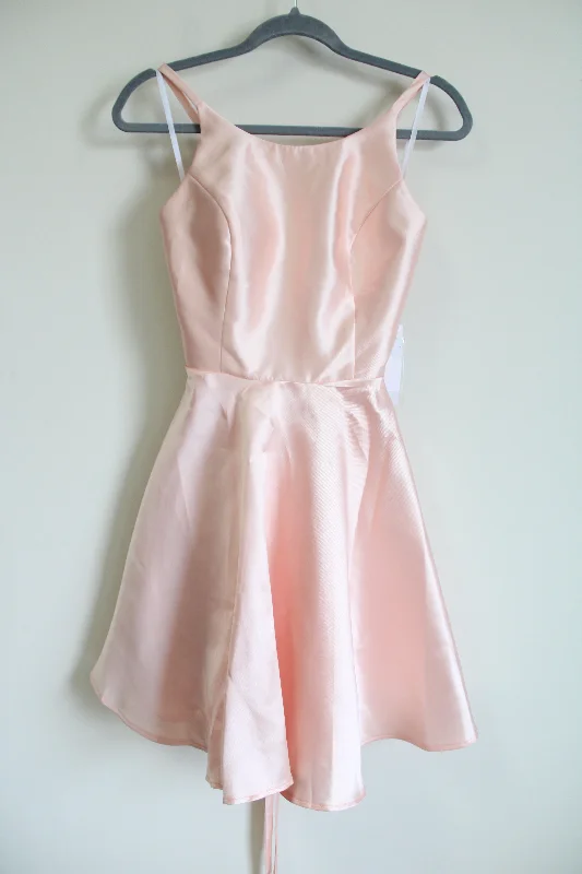 NEW Aylce Paris Shell Peach Pink Taffeta Dress | 8 Tunics Floral girly