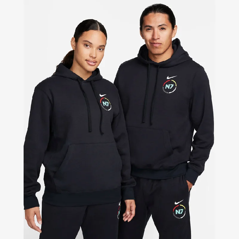 Nike N7 Unisex Sportswear Club Fleece Hoodie Hoodie with Zipper Placket Modern Functional