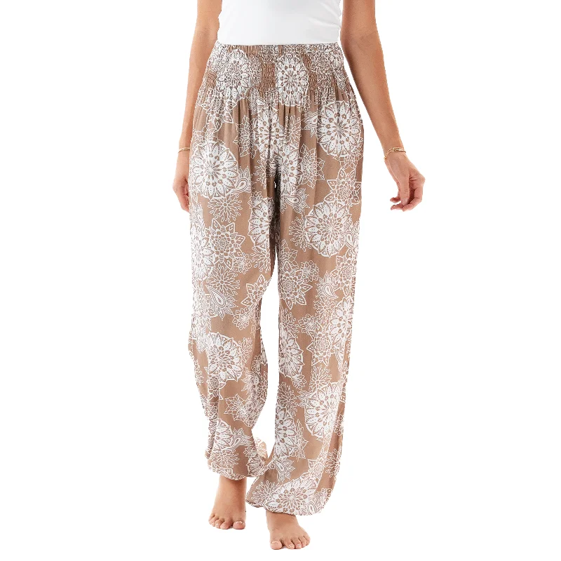 Carmel Harem Pants Fashionable Button-Up Pants