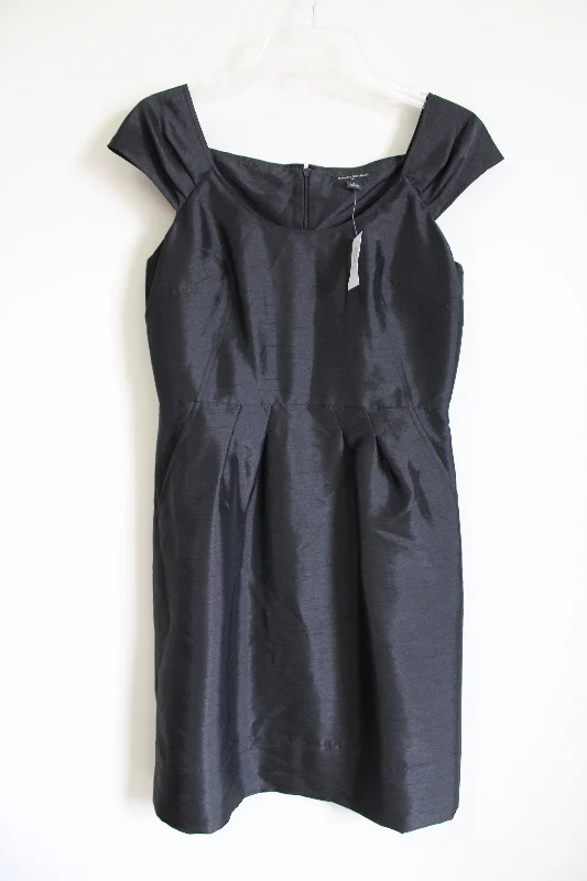 NEW Banana Republic Black Taffeta Dress | 4 Tunics Yoga stretchy