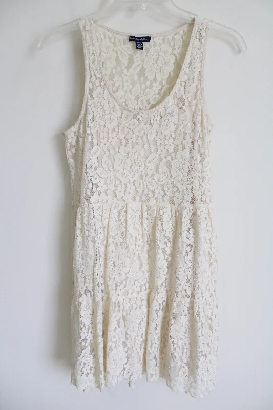 American Eagle Lace Tiered Dress | XS Tunics Hiking breathable