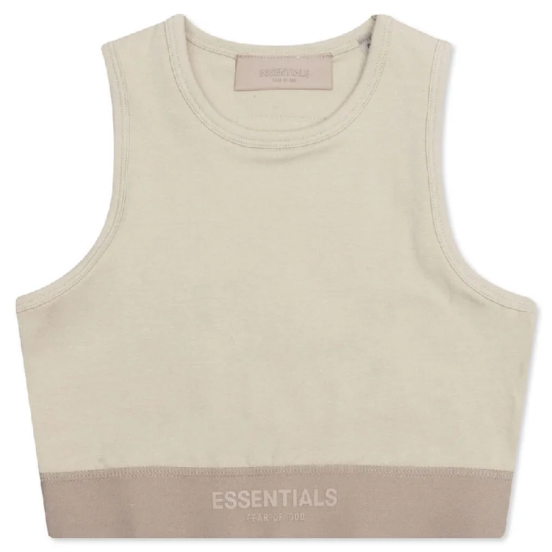 Essentials Women's Sport Tank - Wheat sleep tank top
