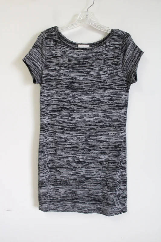 Ann Taylor LOFT Gray Heathered Knit Dress | S Tunics Hiking breathable