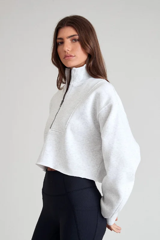 Arlo Crop 1/2 Zip Sweater