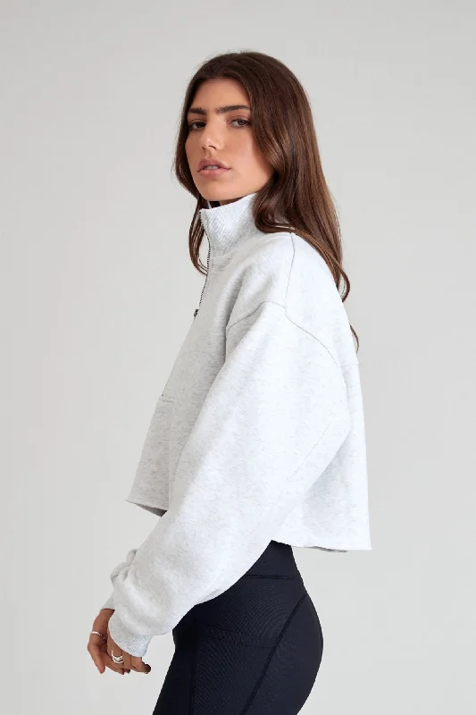 Arlo Crop 1/2 Zip Sweater