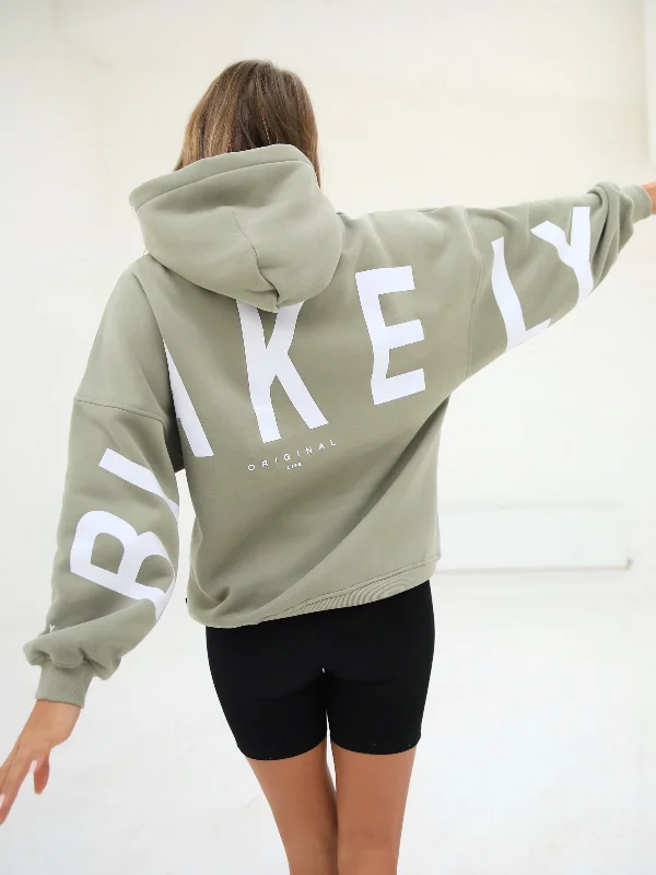 Isabel Oversized Hoodie - Olive