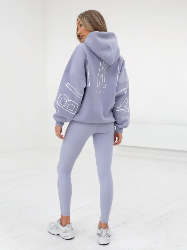 Outline Isabel Oversized Hoodie - Light Violet