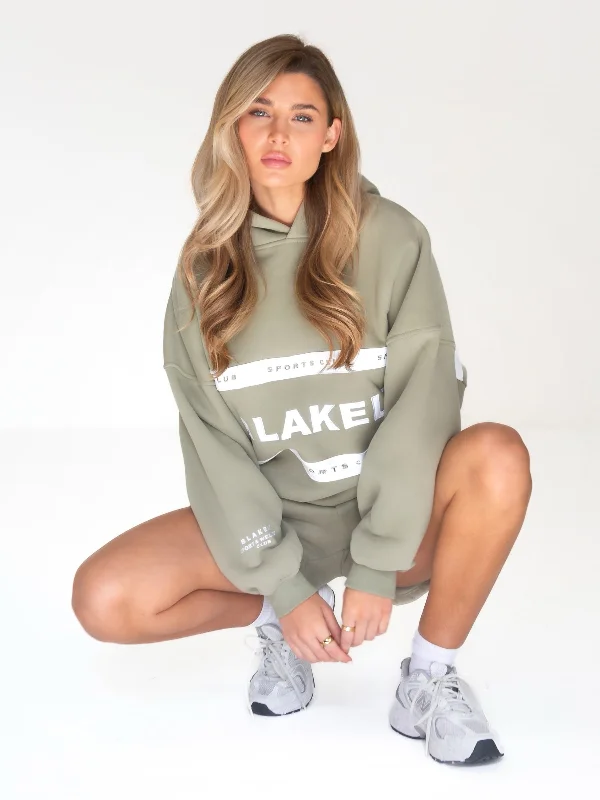 Serena Oversized Hoodie - Olive