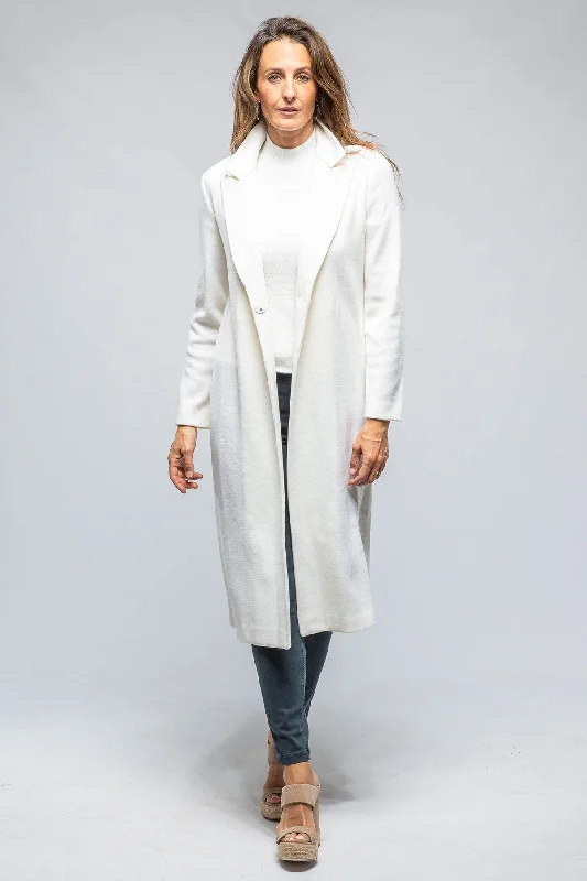 Colomba Long Knit Duster In White