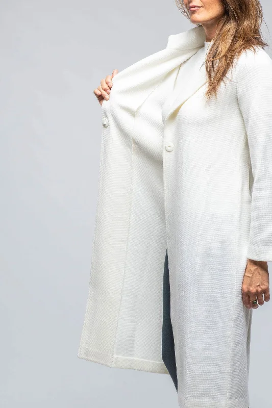 Colomba Long Knit Duster In White