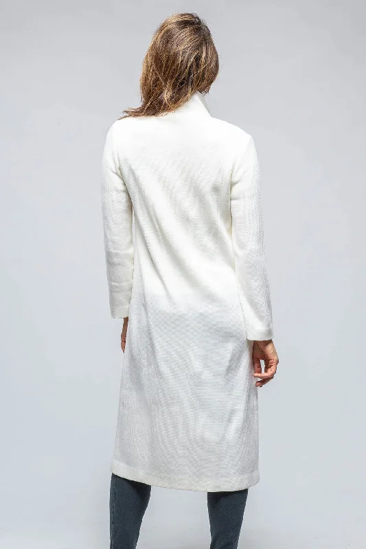 Colomba Long Knit Duster In White