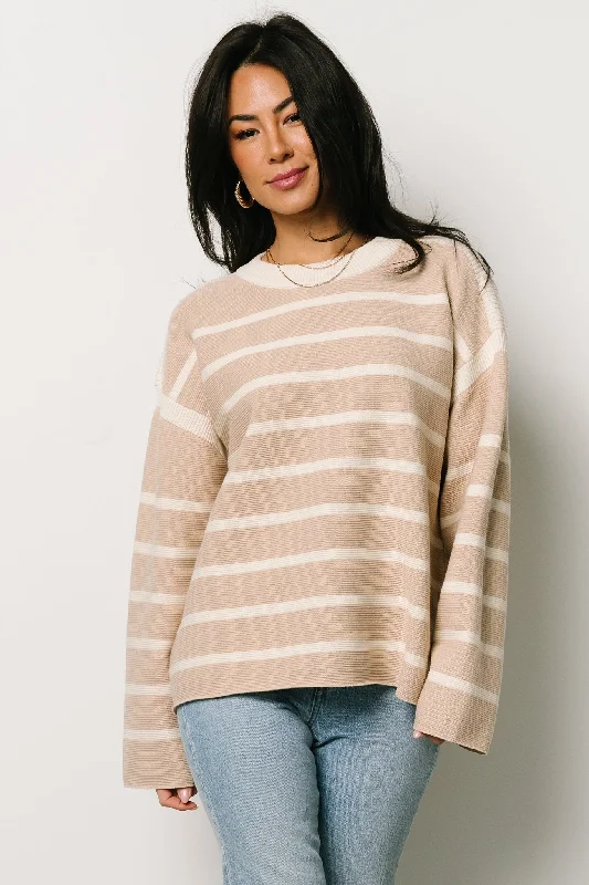 Conway Striped Sweater | Natural