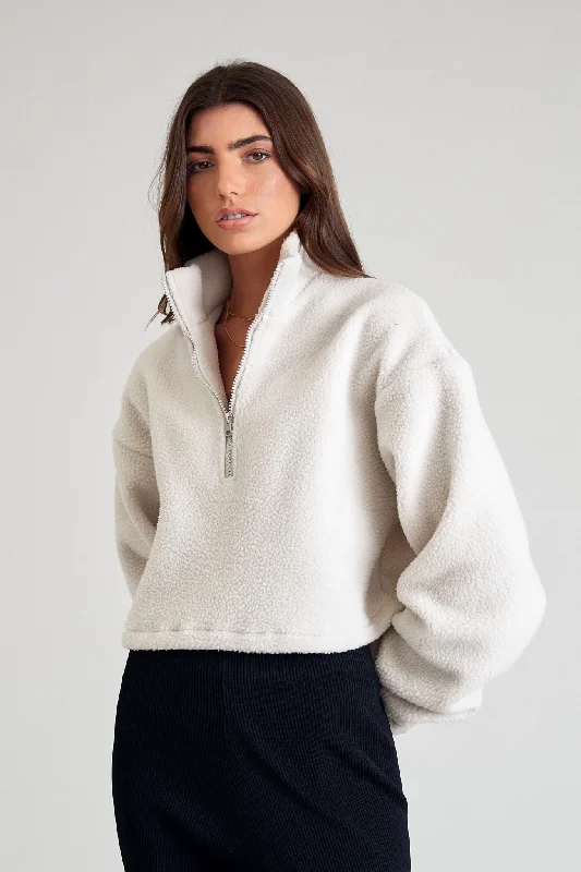 Cosy 1/2 Zip Crop Fleece