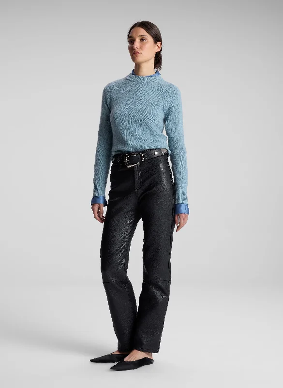 Frankie Wool Cashmere Crew Neck Sweater